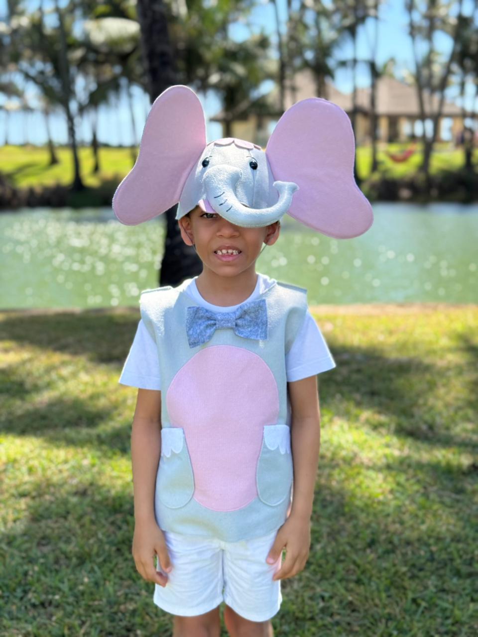 Molde - Kit Colete + Touca Elefante