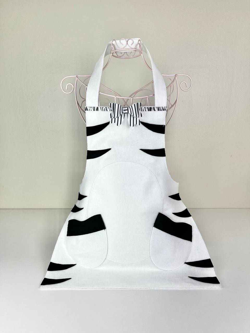 Molde - Kit Avental + Touca Zebra