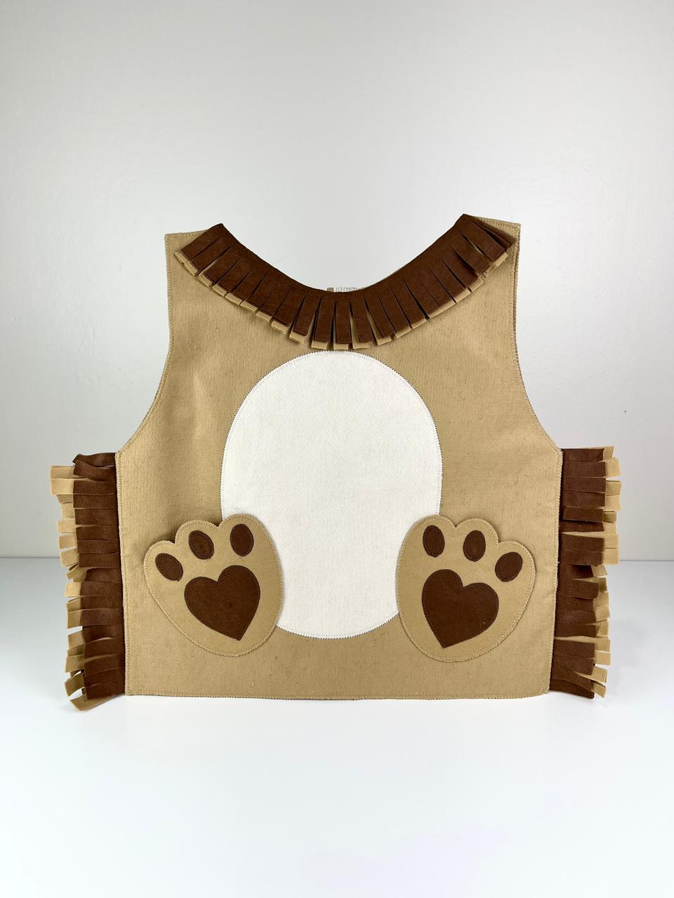 Molde - Kit Colete + Touca Leão