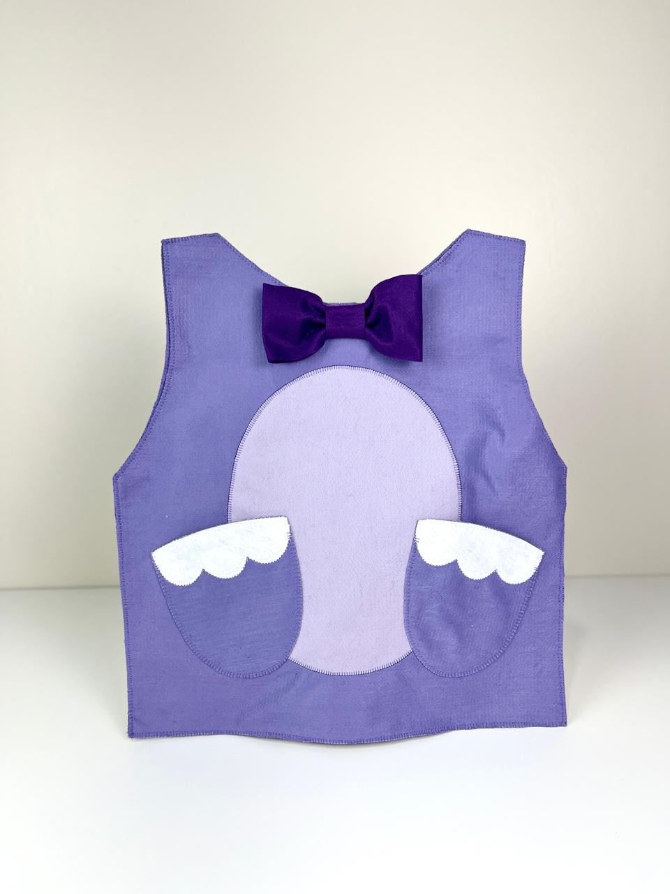 Molde - Kit Colete + Touca Hipopótamo