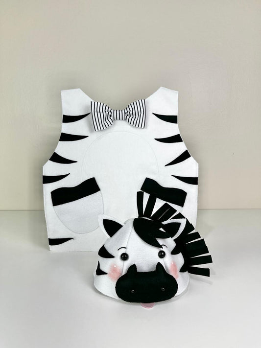 Molde - Kit Colete + Touca Zebra