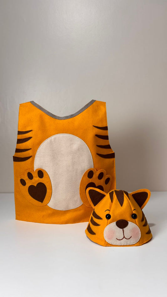 Molde Digital - Kit Tigre - Colete + Touca