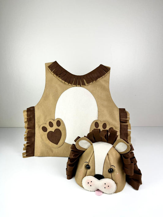 Molde - Kit Colete + Touca Leão