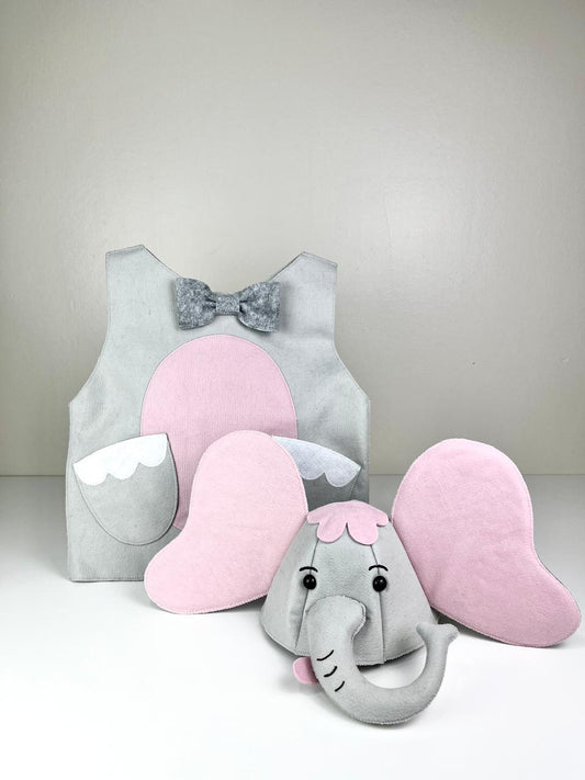 Molde - Kit Colete + Touca Elefante