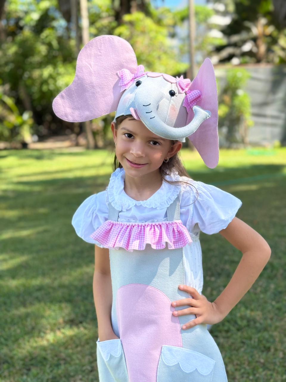 Molde - Kit Avental + Touca Elefante