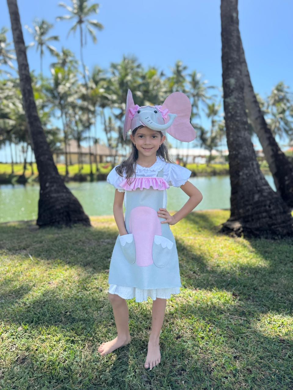 Molde - Kit Avental + Touca Elefante