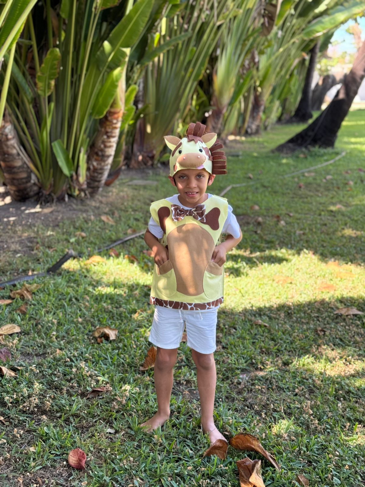 Molde - Kit Colete + Touca Girafa