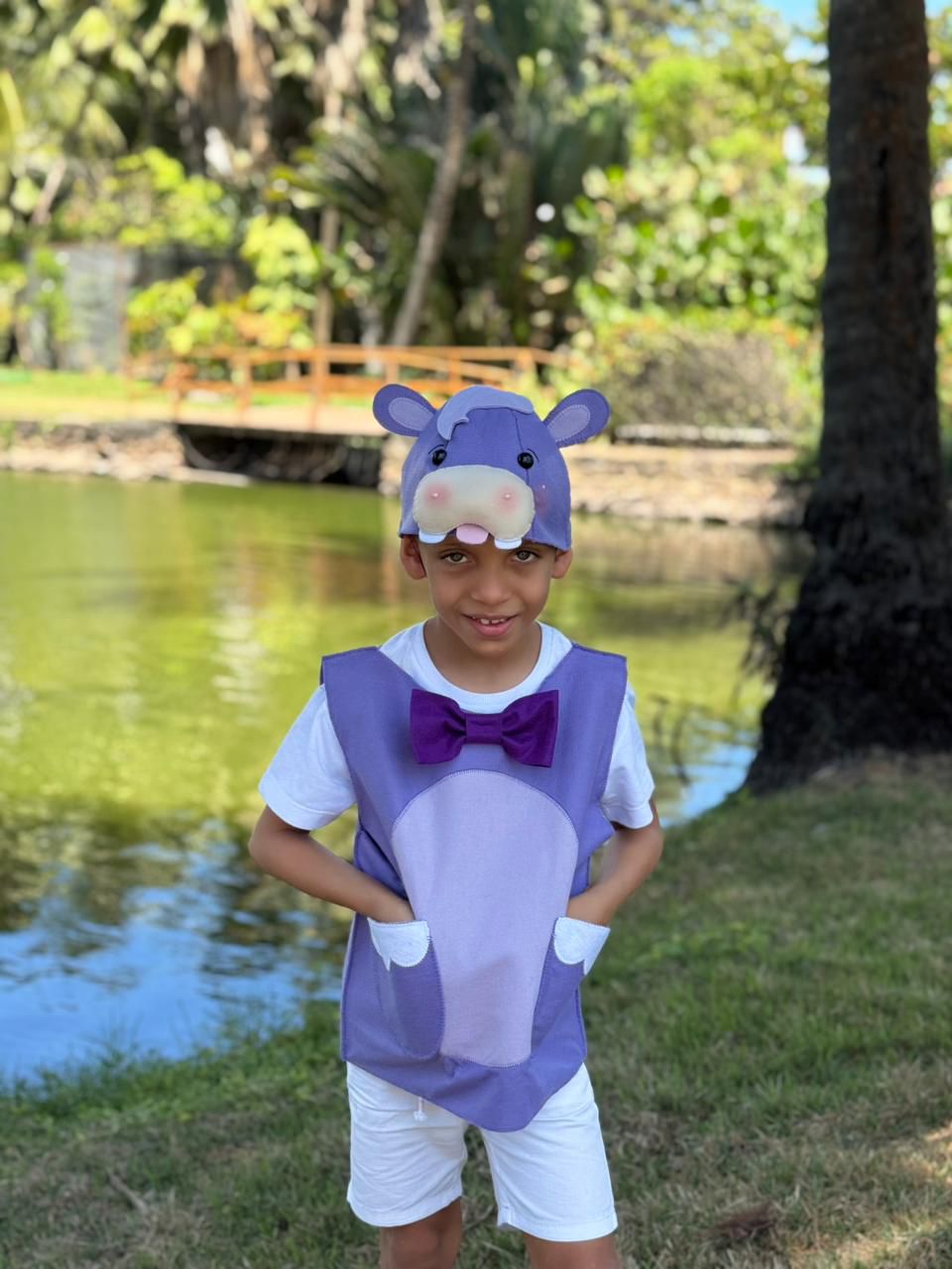 Molde - Kit Colete + Touca Hipopótamo