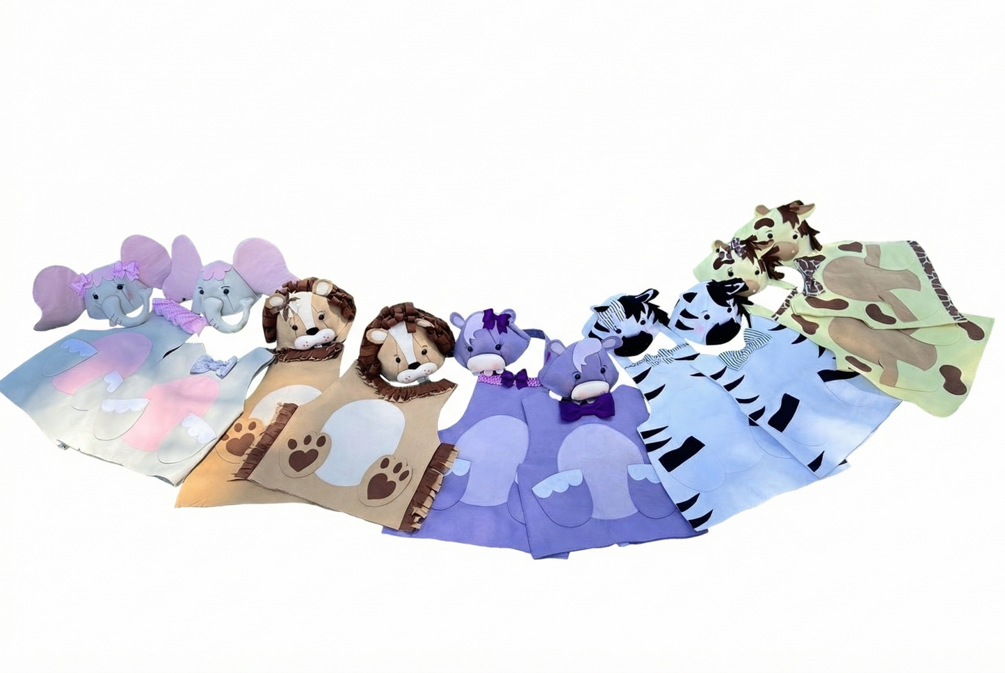 Molde - Kit Completo Coleção Safari (Aventais, Toucas e Coletes)