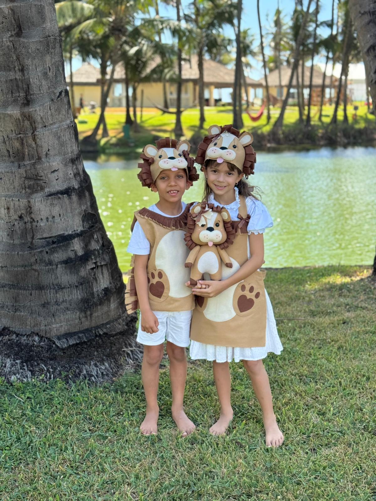 Molde - Kit Completo Coleção Safari (Aventais, Toucas e Coletes)